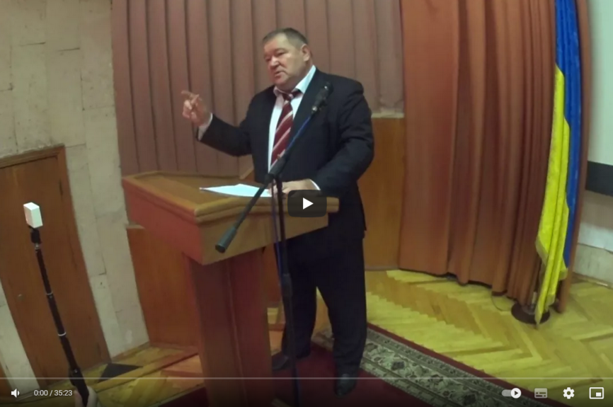 З’їзд громадської спілки. Голова спілки Яворський В.М. Ч-1